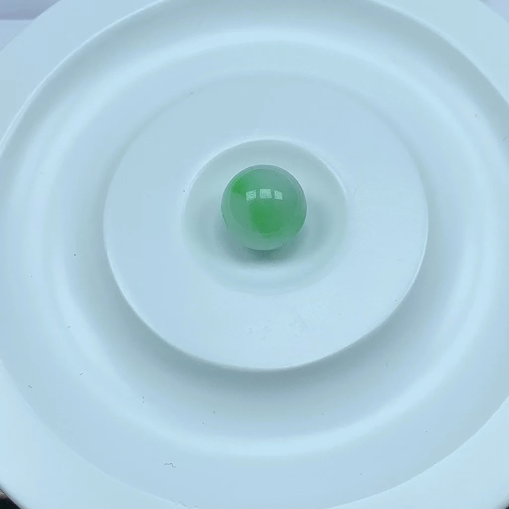 卡11+飘绿翡翠单珠一颗  （多样式发货）