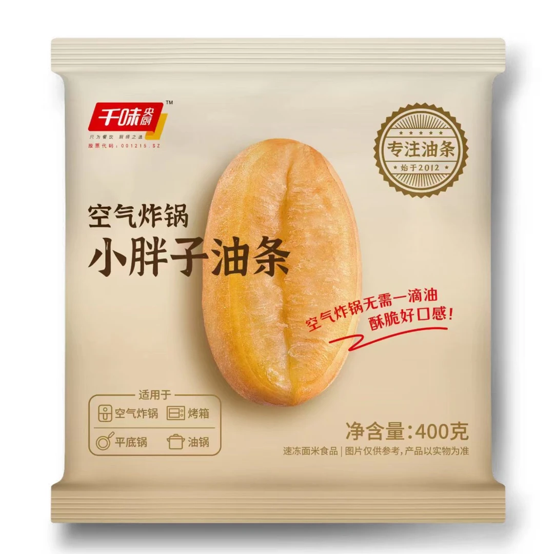 千味央厨小胖子油条400g/袋空气炸锅小油条早餐懒人速食酥脆营养