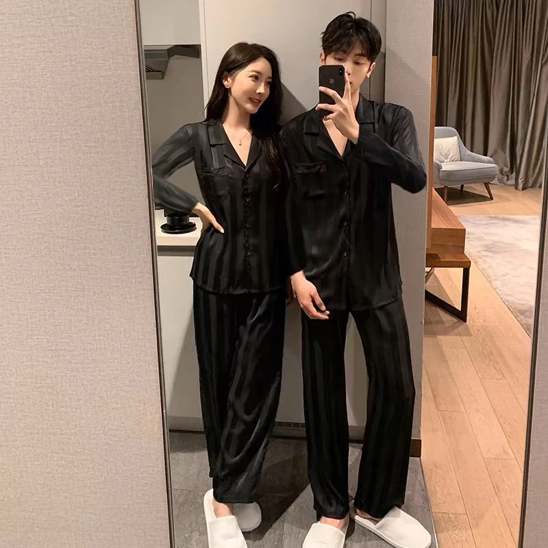 贝蕾丝【黑色条纹】艺术小众设计宽松可外穿家居服时尚夏季休闲气质