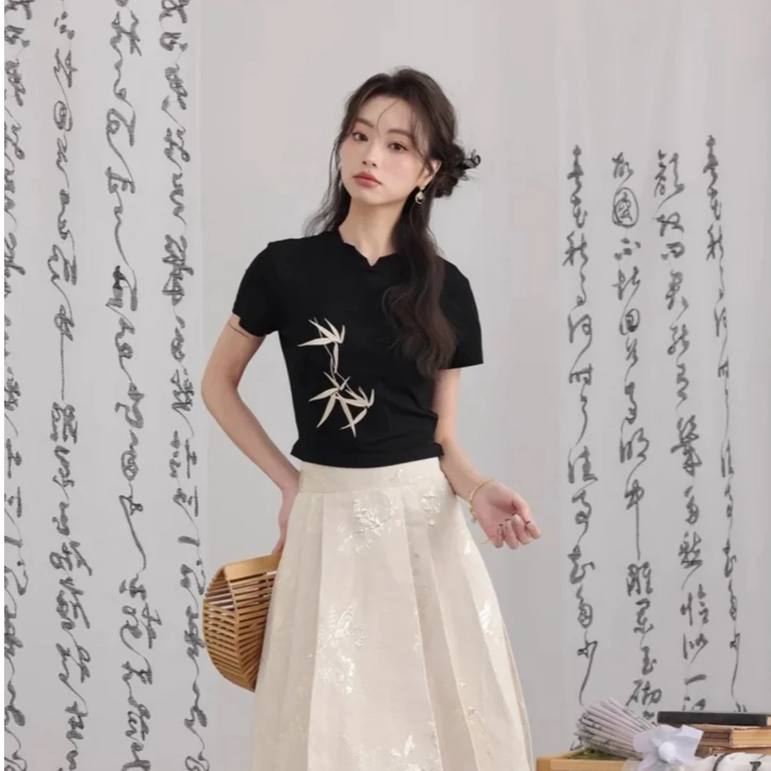 慧慧家孤品女装高品质新中式T恤（No退No换）