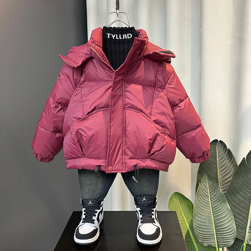 童装男童羽绒服冬季2023新款宝宝冬装棉衣儿童百搭外套加厚棉服潮