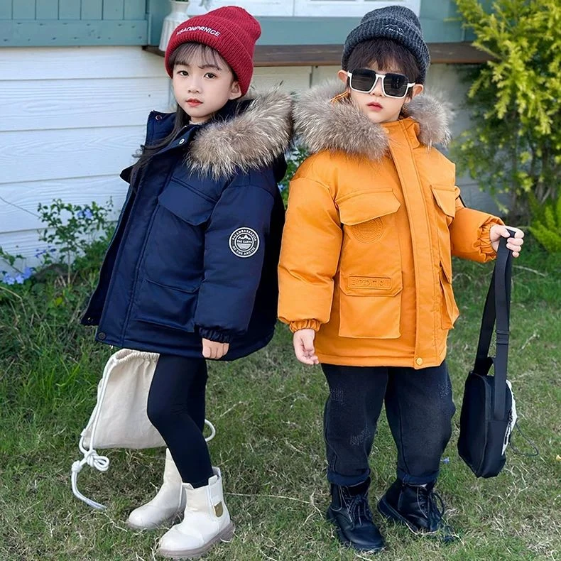 男童羽绒棉衣女童冬季2024新款儿童棉服宝宝秋冬装加厚派克服外套