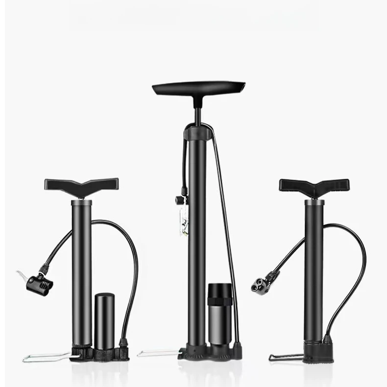 打气筒高压打气筒自行车篮球家用充气泵便携气筒电动车摩托车气管