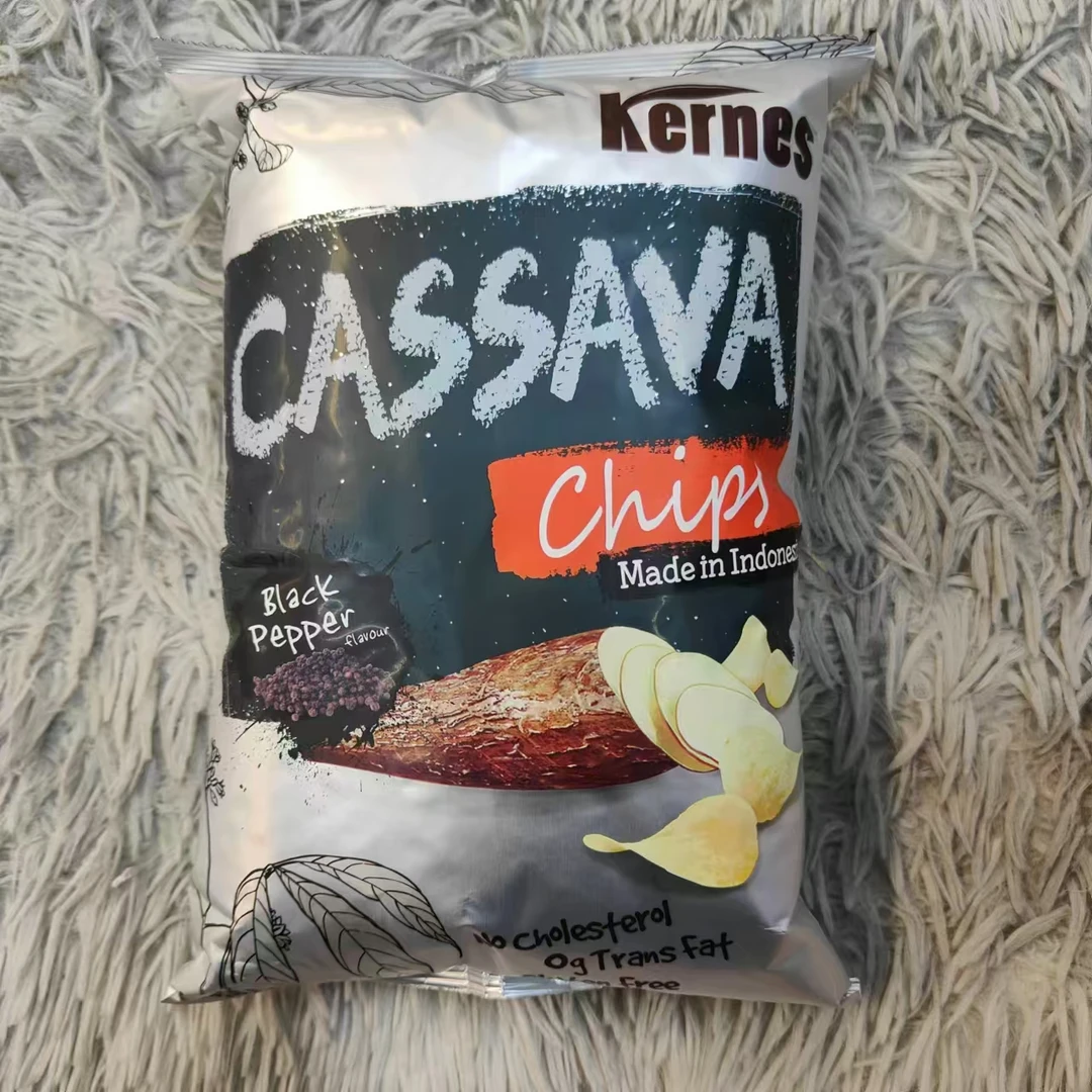 印尼进口克恩兹黑胡椒味木薯片