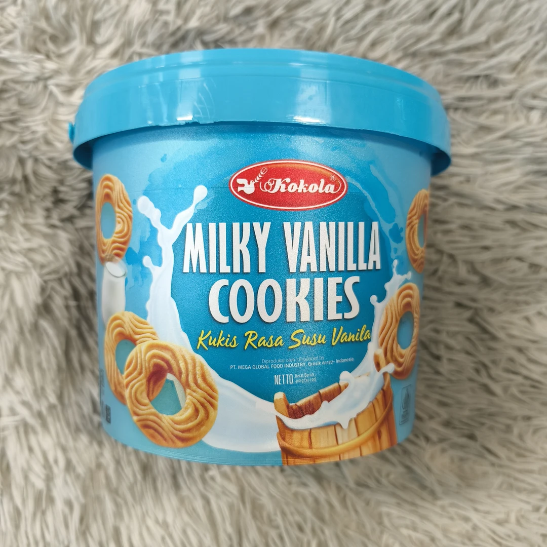 印尼进口刻刻乐牛奶香草味曲奇饼干