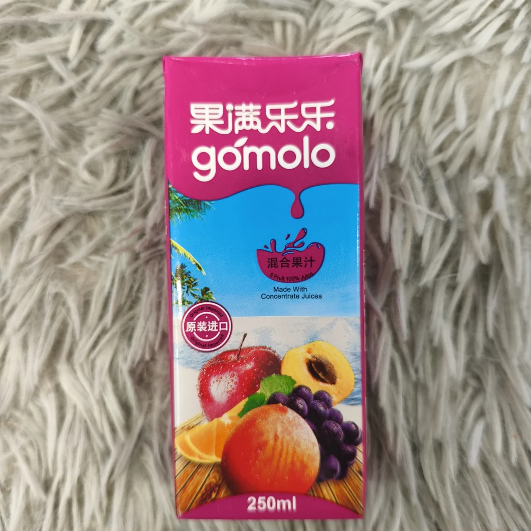 欧洲塞蒲路斯进口果满乐乐5种水果混合果汁（果汁含量100%）