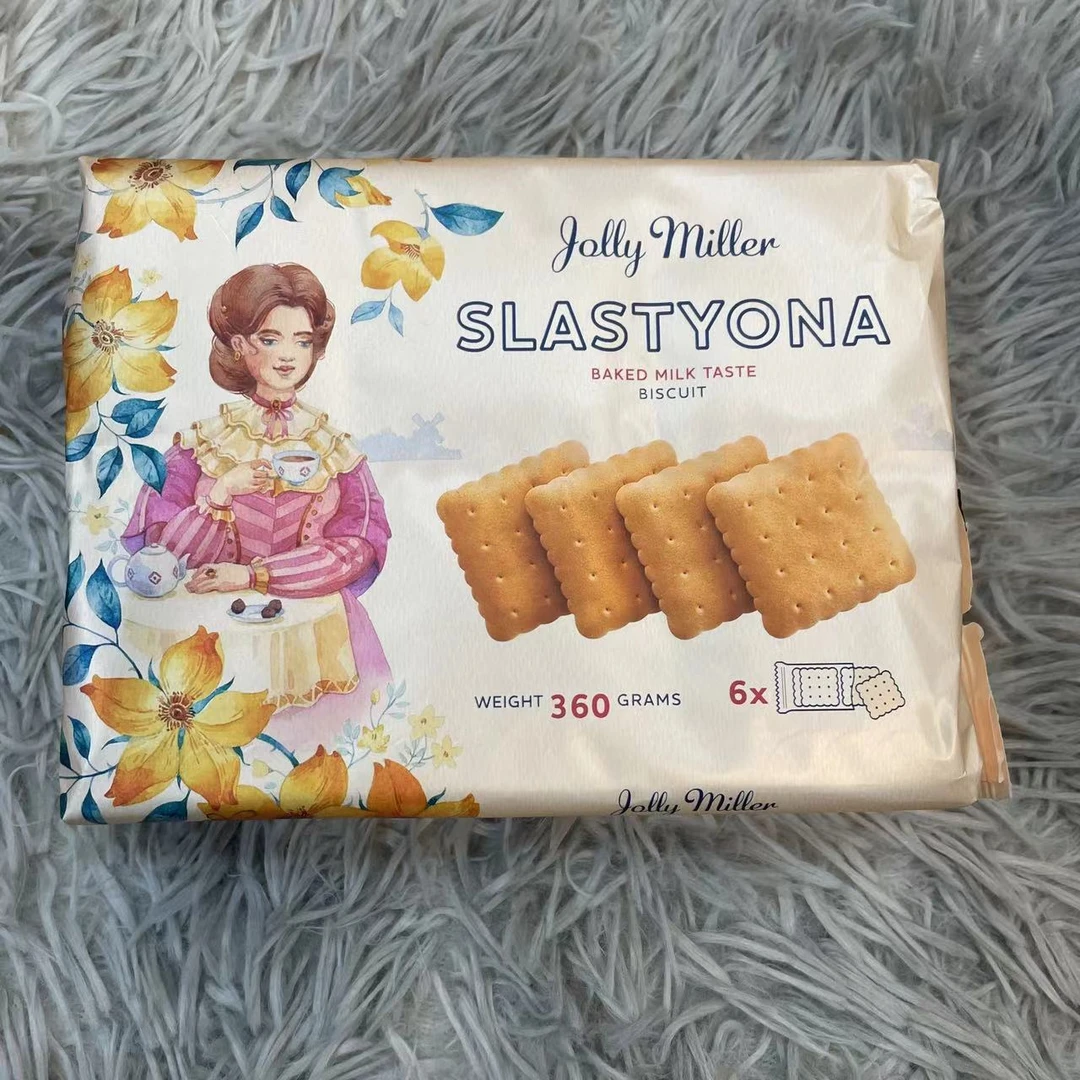 乌克兰进口格兰娜牛奶味饼干