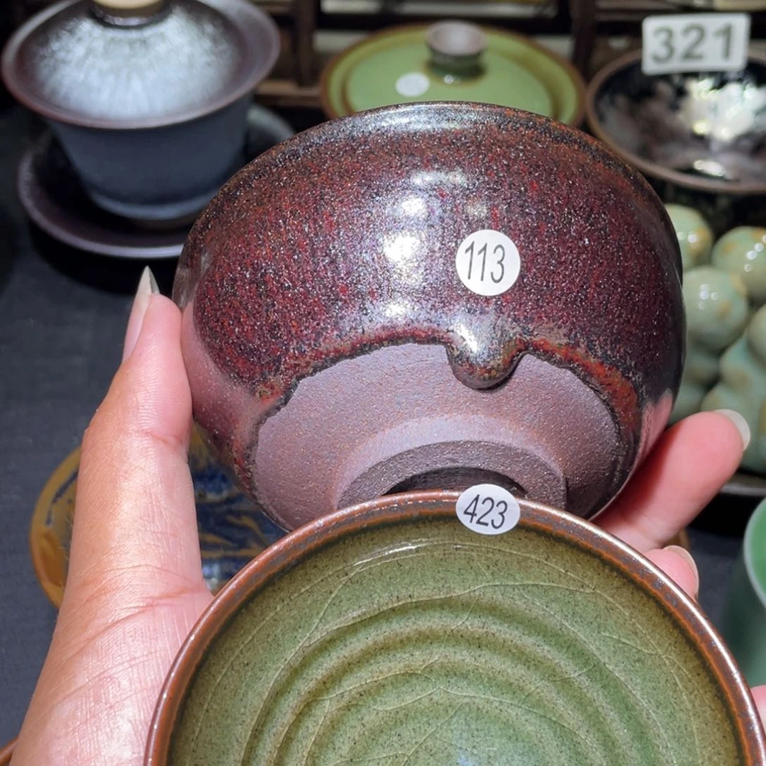 茶盏用****3茶杯陶瓷建盏陶瓷2支