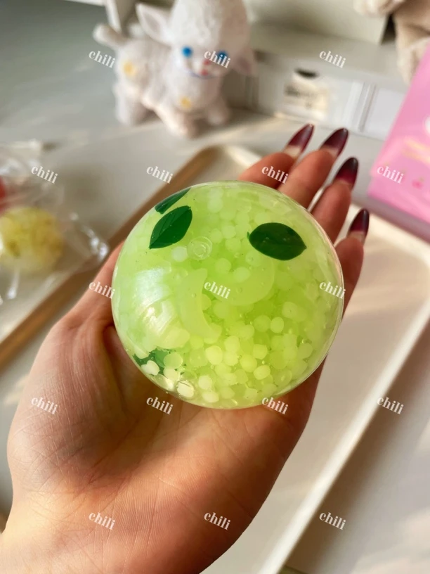 Chiboki原创 米饭饭团可塑胶感手作球捏捏乐球