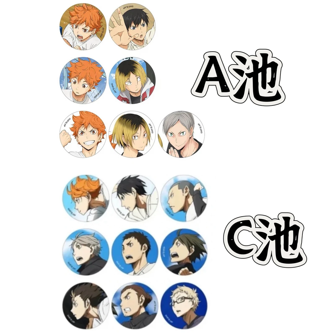 【盲盒代拆】排球少年大交流展剧场版A/C吧唧徽章（未成年人禁止下单