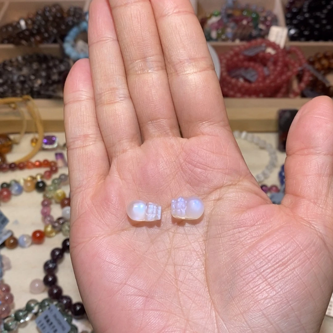 【闪购商品】月光石手绳合金猫*～