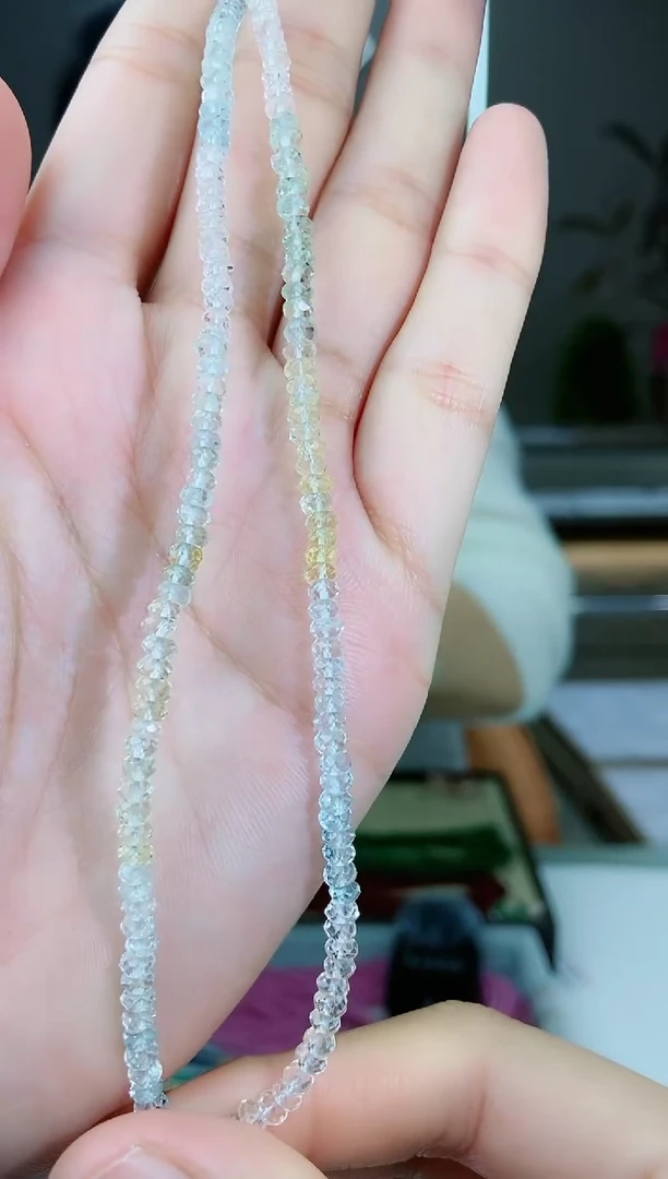 【闪购商品】海蓝宝石手链银S925镶嵌海蓝宝