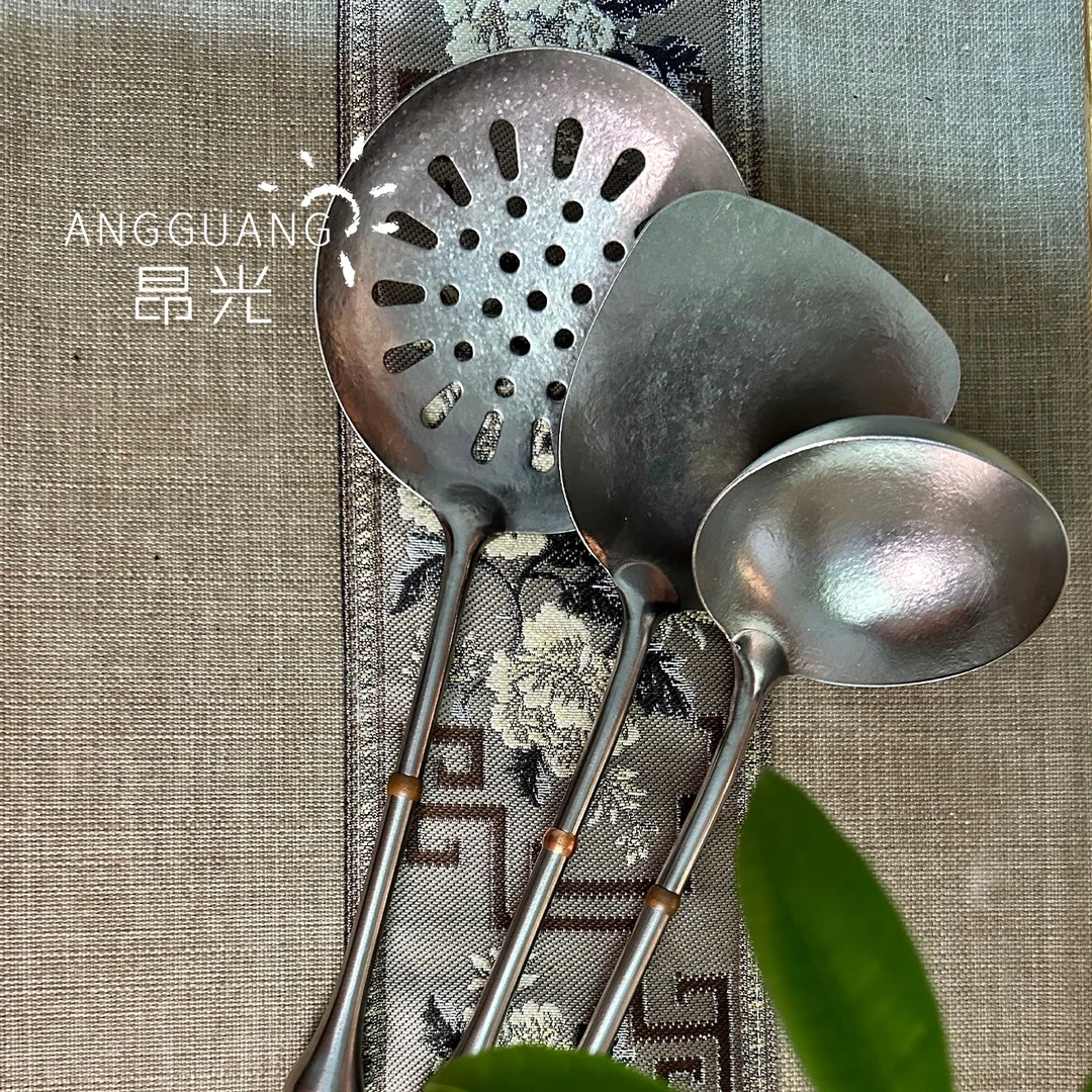 昂光纯钛锅铲 汤勺 漏勺