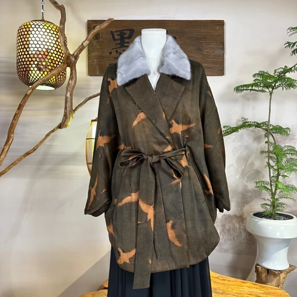 中式轻奢百搭高定 热力感 棉服 MX88083