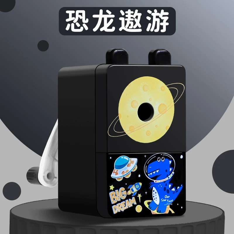 自动进铅卷笔刀削铅笔器手摇学生多功能钻刨旋绞小型削笔器k22
