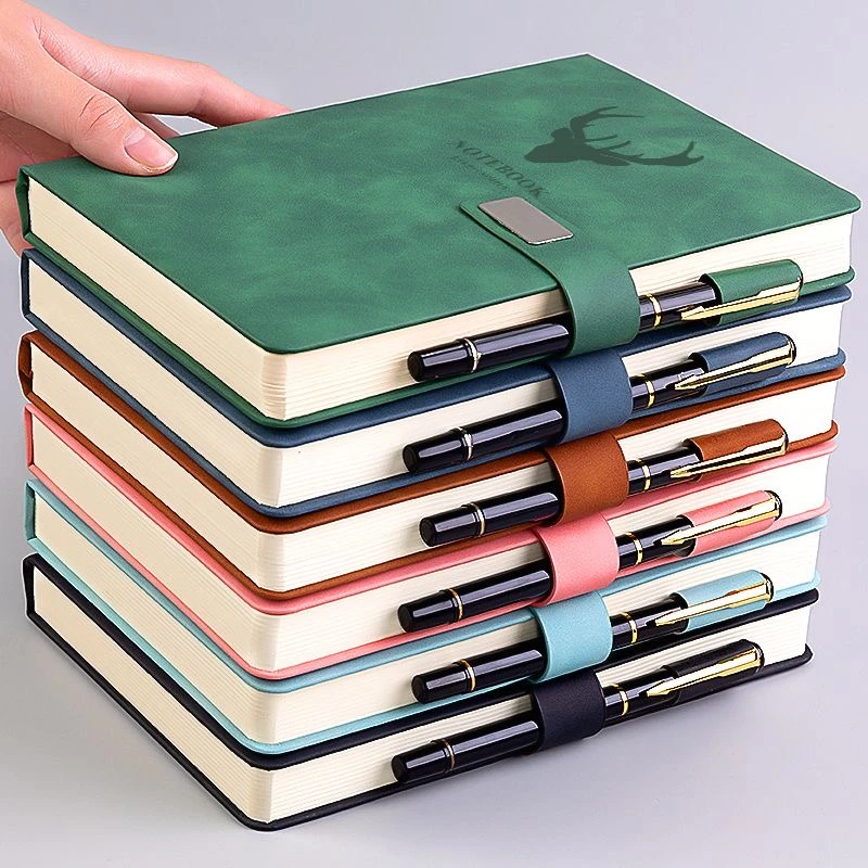【清仓处理】笔记本超厚a5复古本大学生韩版日记本定制发圈高级感