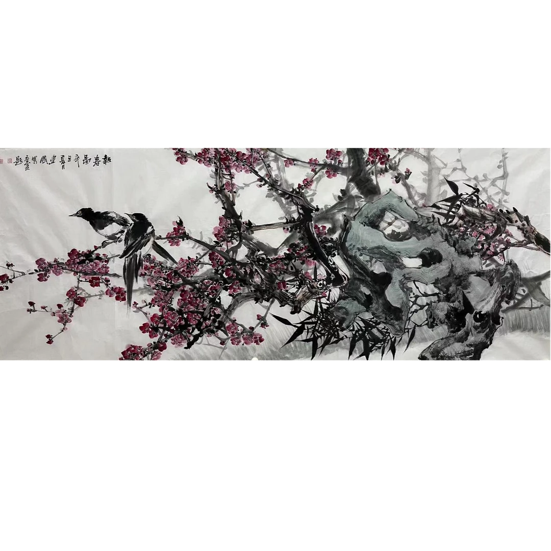 施老师花鸟画作品
