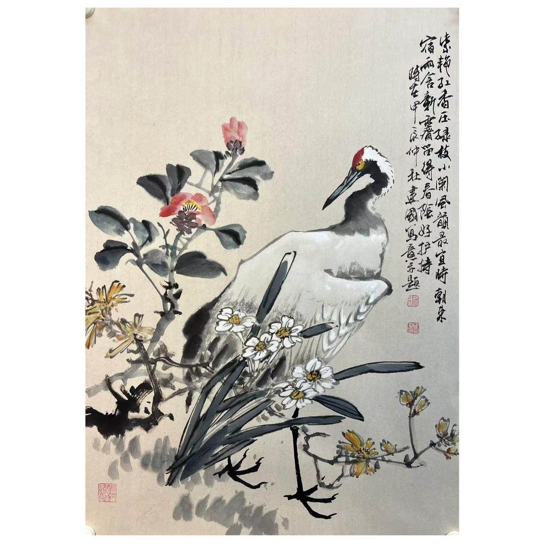 施老师写意花鸟国画作品