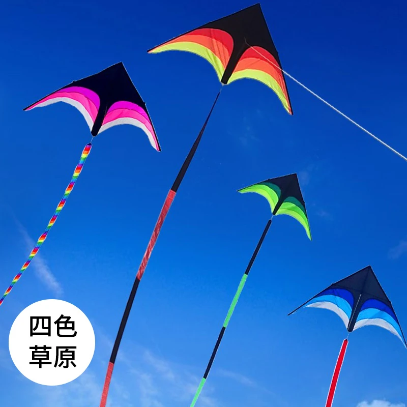 XD新款2米草原风筝加10米尾巴拼接高档4色可选潍坊工厂