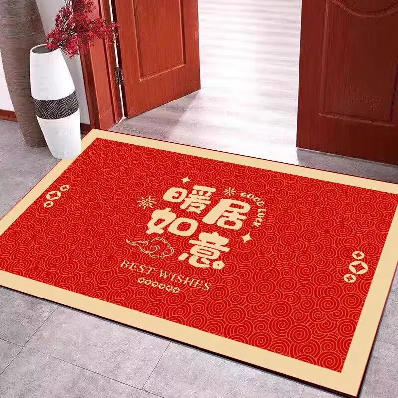 多款多尺寸卧室入户门垫玄关喜庆过道走廊地毯进门口地毯吸水吸油