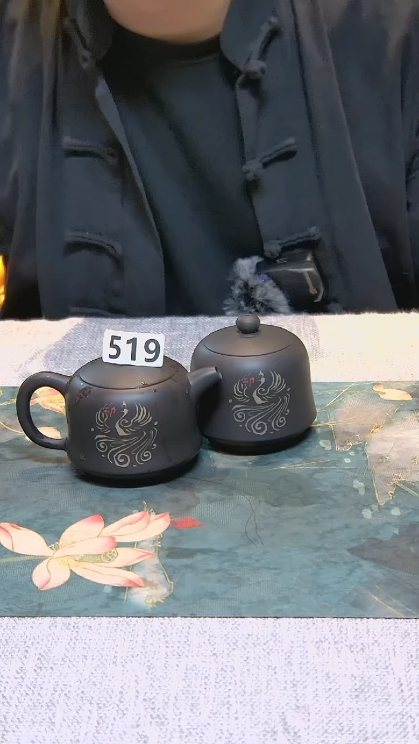 【闪购商品】陶瓷壶凤凰衔印壶＋凤凰衔印茶罐519