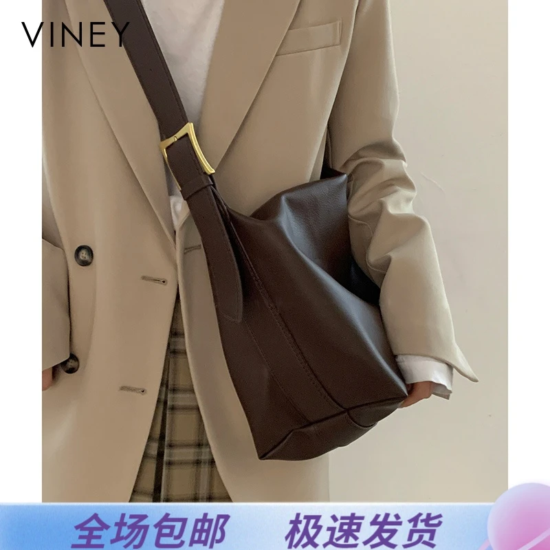Viney包包女2025款大容量斜挎包单肩托特包生日礼物送女友送老婆