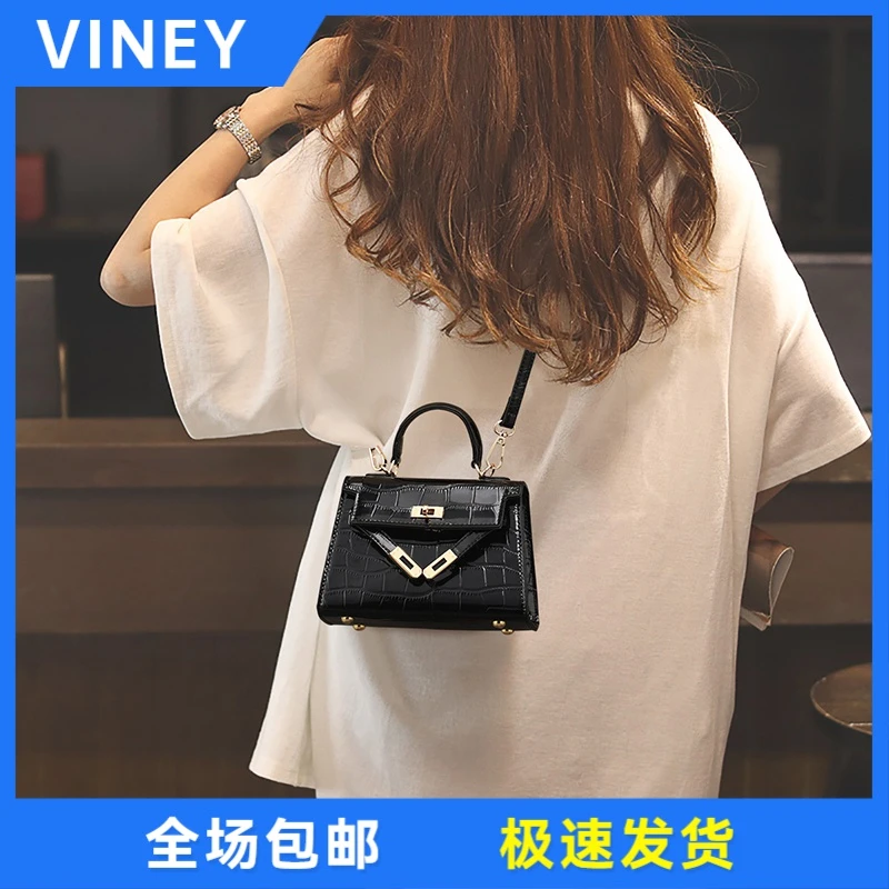 Viney真皮包包女包斜挎2025款高级手提小包生日礼物送女友送老婆