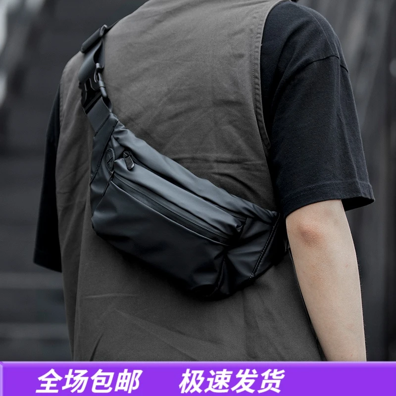 Viney胸包男士斜挎包2025轻便单肩运动风骑行腰包生日礼物送男友