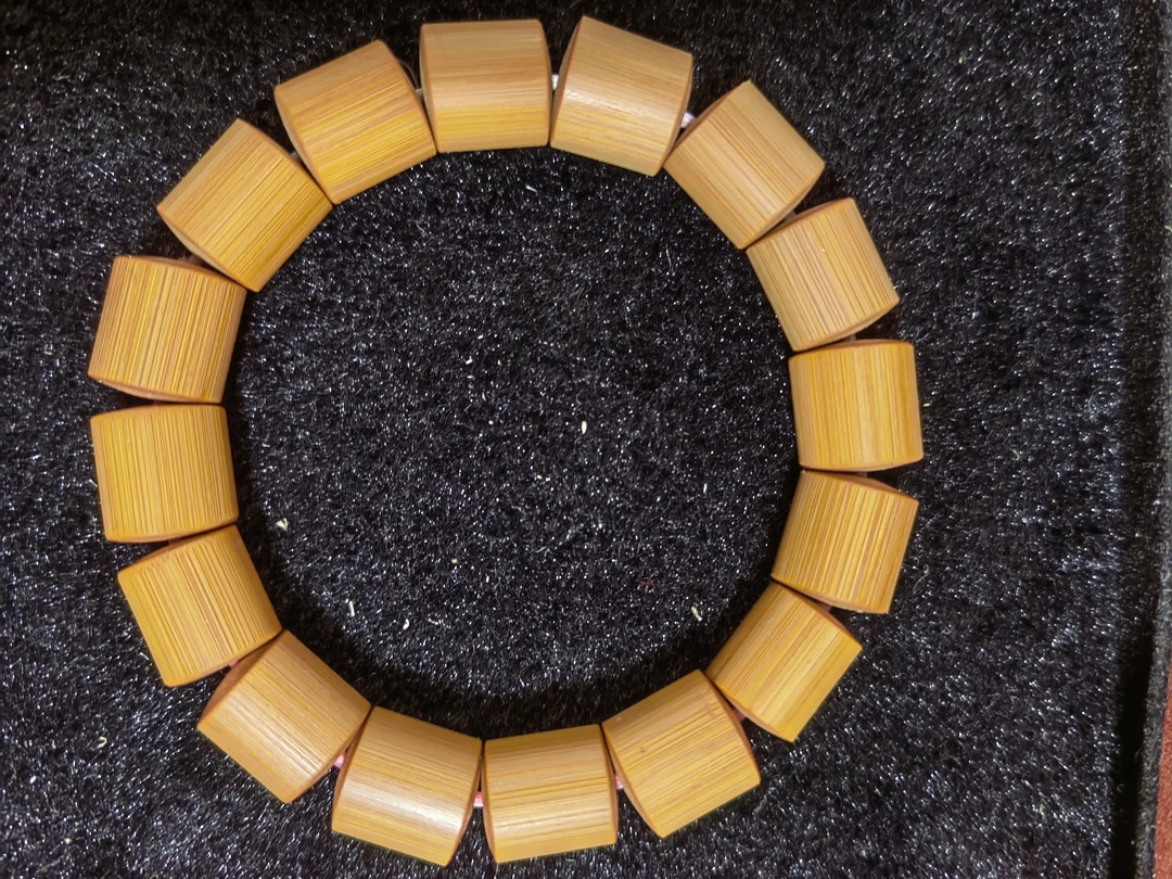 横切纹实心玉竹手串