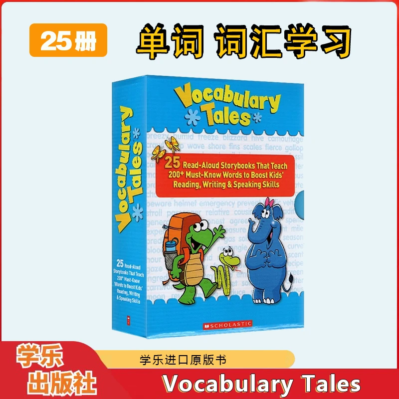 学乐【单词汇25册学习】Vocabulary Tales趣味认知故事英文原版书籍