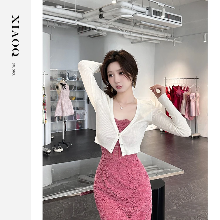 【小Q家】80444 百搭修身透气开衫上衣