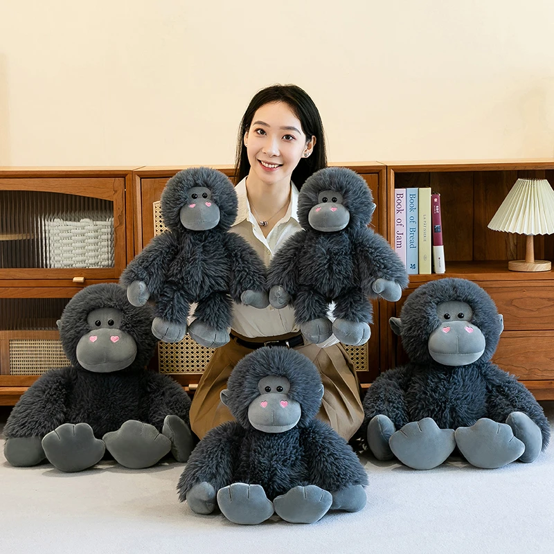托卡大猩猩公仔毛绒玩具可爱猴子玩偶儿童睡觉抱枕布娃娃女生礼物