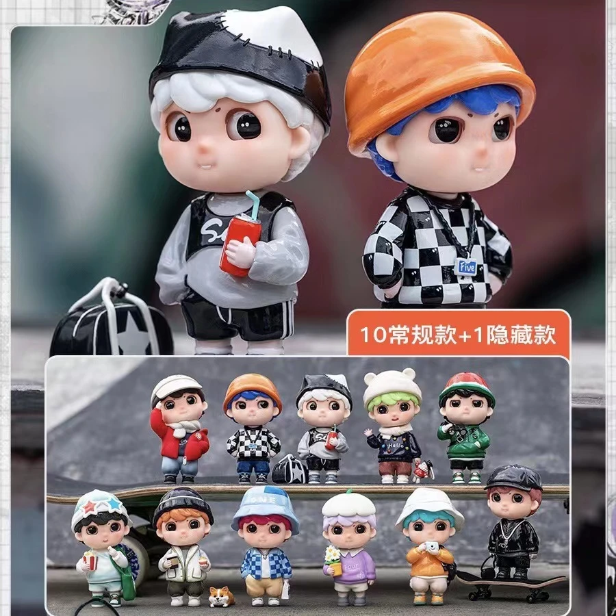 【拆盒】正版BlackTOys黑玩阿肆的每一天系列潮玩盲盒手办摆件