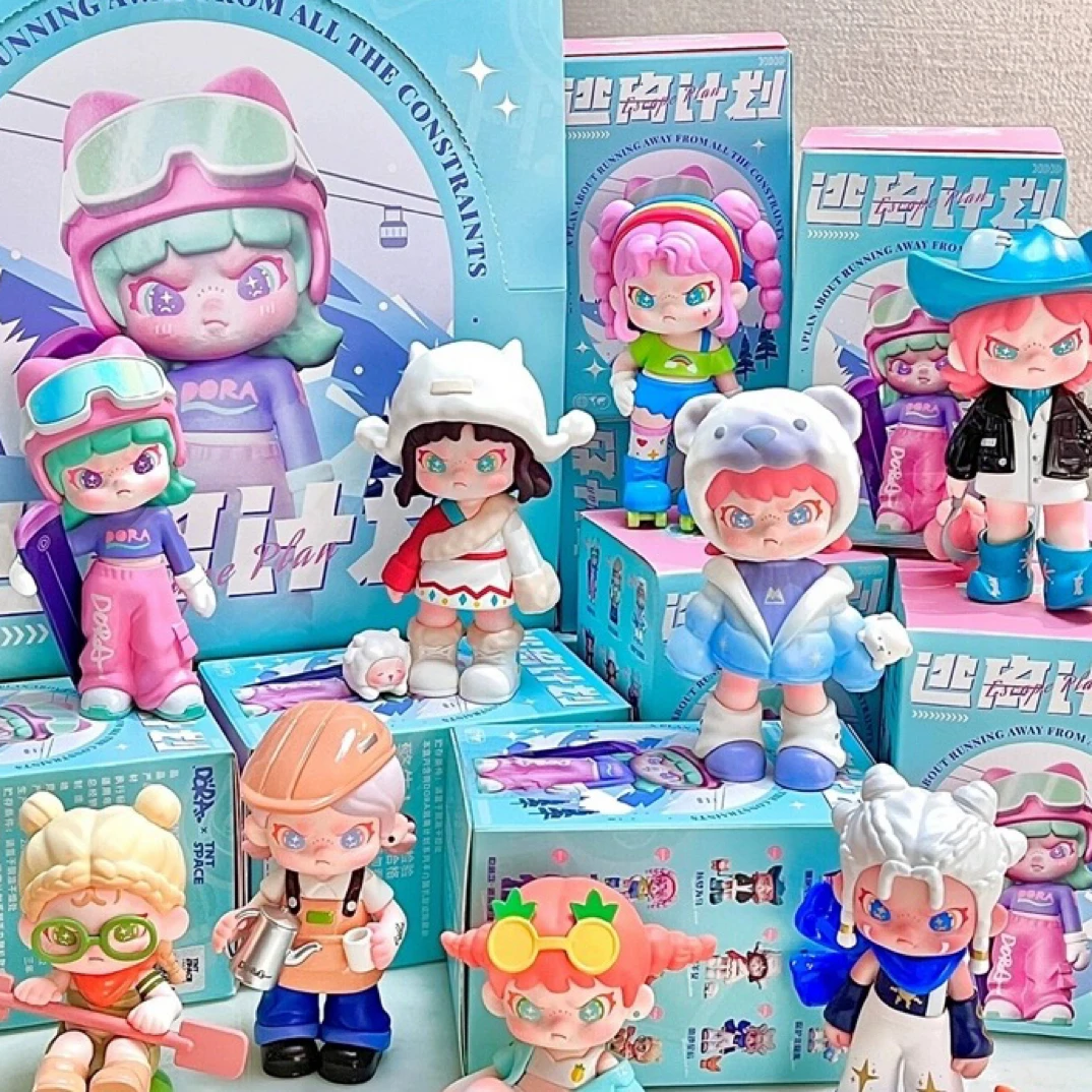 【波比拆盒】正版Dora 逃离计划系列潮玩盲盒手办
