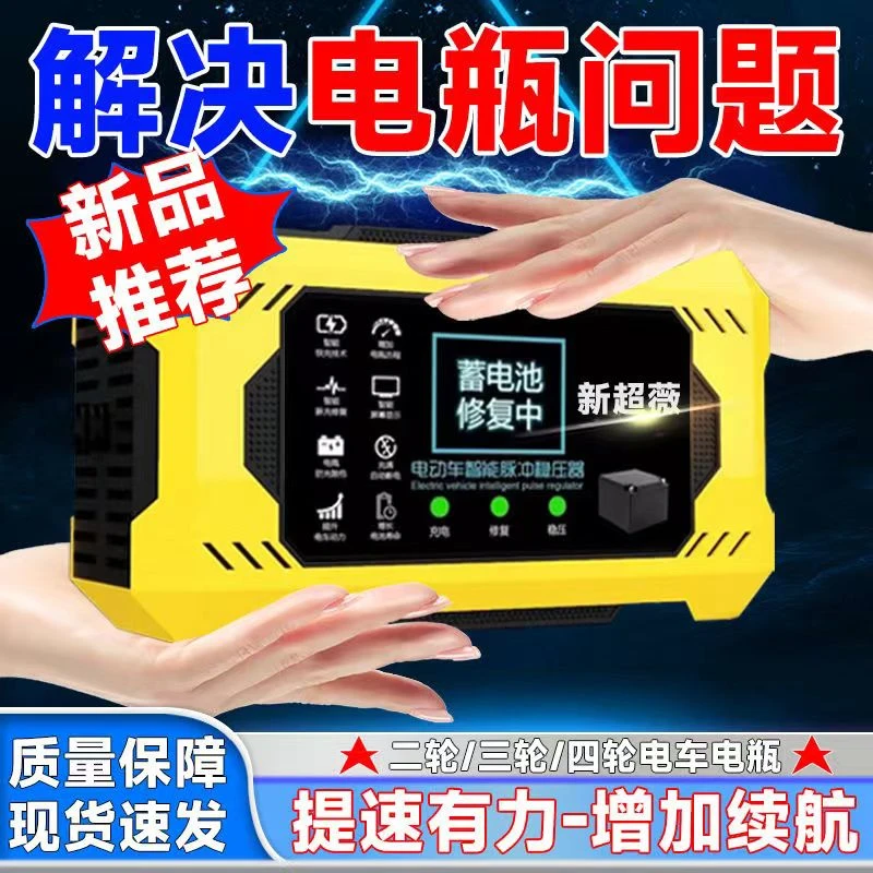 德国先进科技新超薇一键修复激活电瓶智能脉冲修复器稳压器充电器