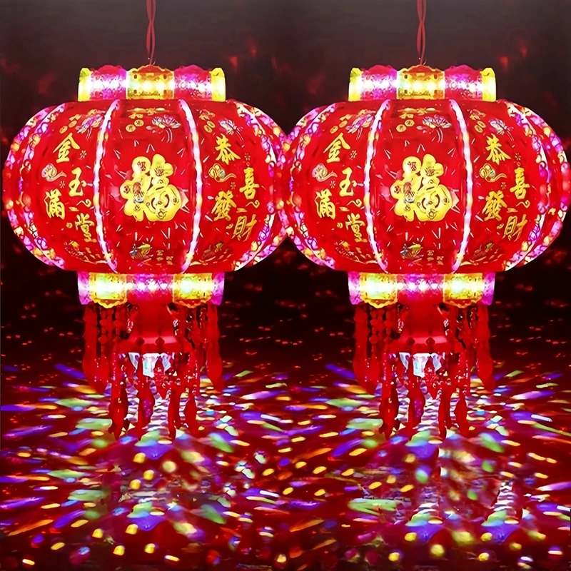 爆闪 实力宠粉款 【水立方款】新年春节结婚开业喜庆360°旋转灯笼