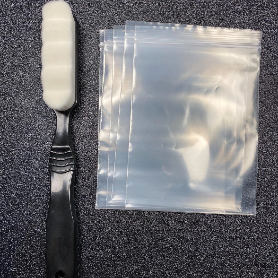 文玩核桃后期盘玩快速提亮保养万毛刷密封袋