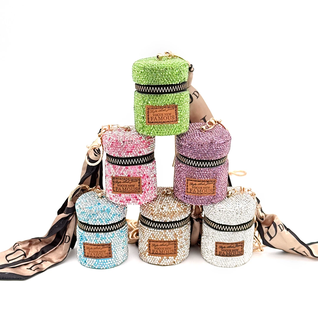 B85钻石小众迷你包包搭配衣服单肩斜挎包百搭链条包斜挎包迷你包