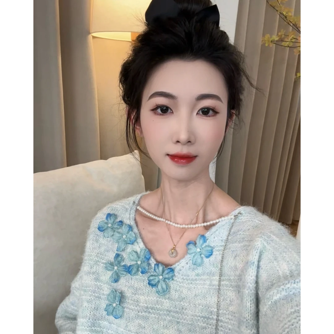 吴一鹭【101-200】根据当日编码下单 气质百搭针织上衣3-14