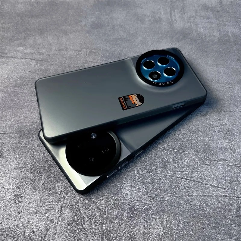 潮牌简约山脉适用于一加ace2pro手机壳1加12保护套彩银1+11全包壳