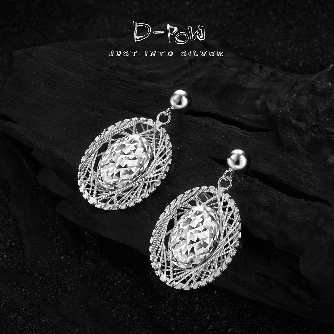 灯小炮 925银耳饰  弗洛伦萨意式小镇耳坠（7079）气质轻奢百搭小众