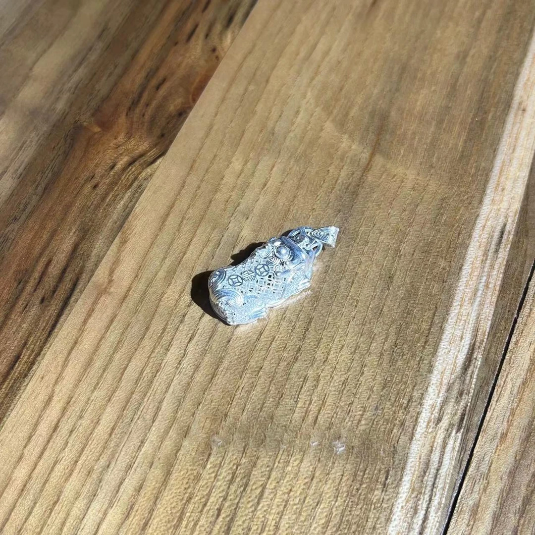 灯小炮 吊坠足银 FEIYI 貔貅吊坠