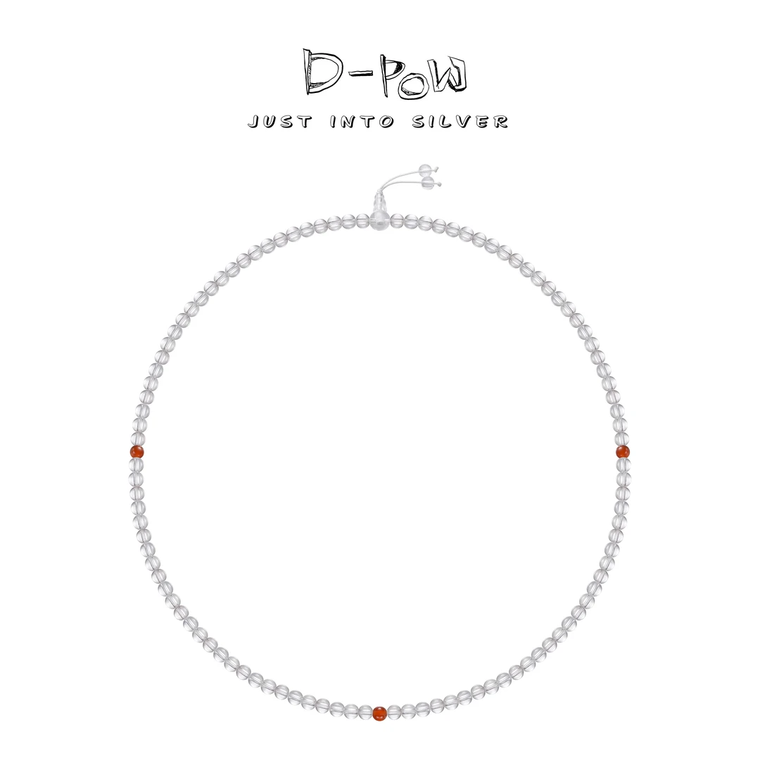 灯小炮 非金属仿水晶手链 白水多圈手串（DXP123）5mm+