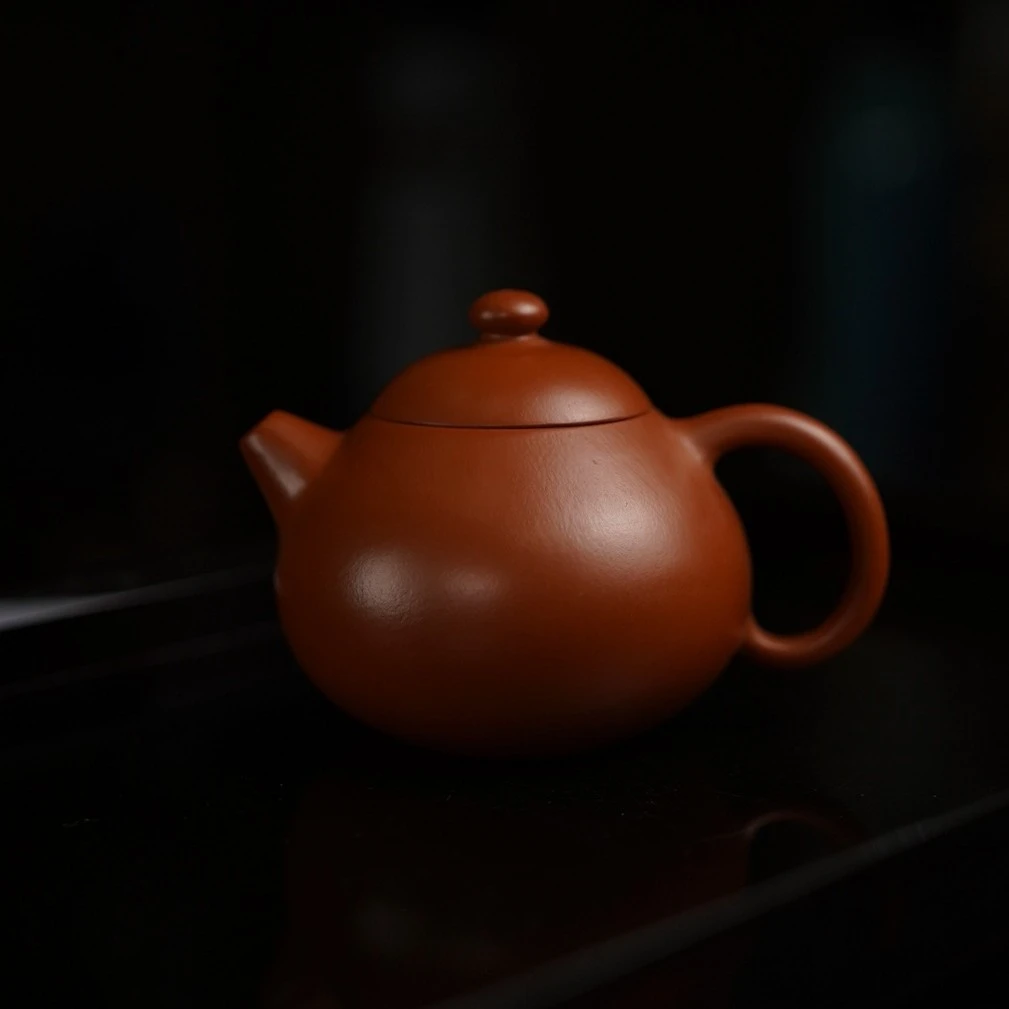 無間堂 | 摹清 文旦壶  冯豪杰 全手工 小煤窑朱泥 7孔 130CC