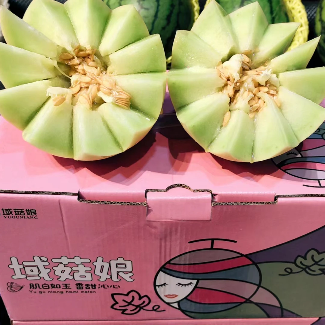 【达吾水果】域姑娘奶香蜜瓜2个装（同城骑手配送）