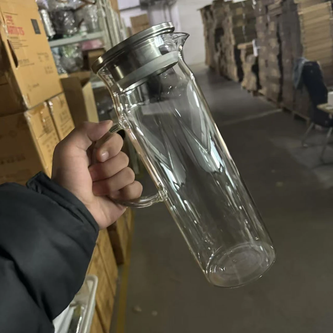 直身冷水壶高硼硅玻璃壶