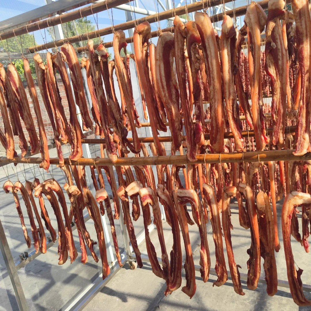 青平九七林柒腊肉500克散装新鲜猪肉天然生晒风干五香咸香腊肉