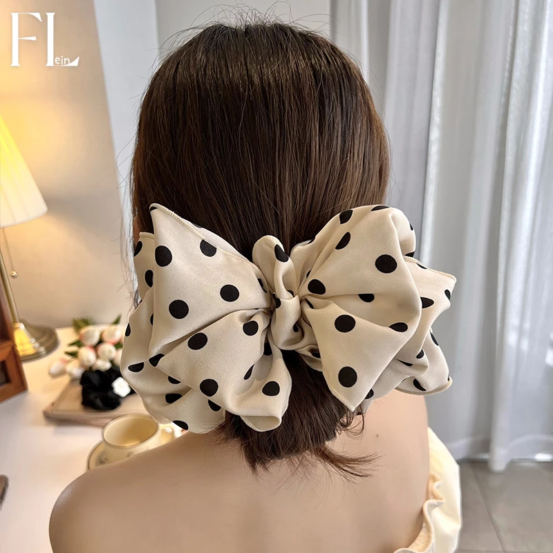 首闻蝴蝶结发饰夹头饰发夹女夏天后脑勺弹簧夹森系仙美网红马尾夹