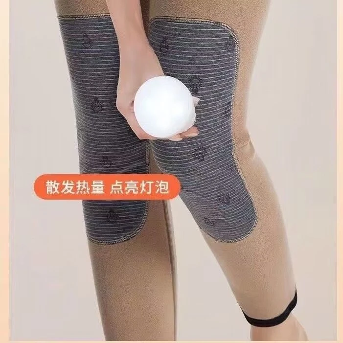 【超保暖】男士石墨烯加绒加厚棉裤高弹性棉毛裤青年打底裤保暖裤