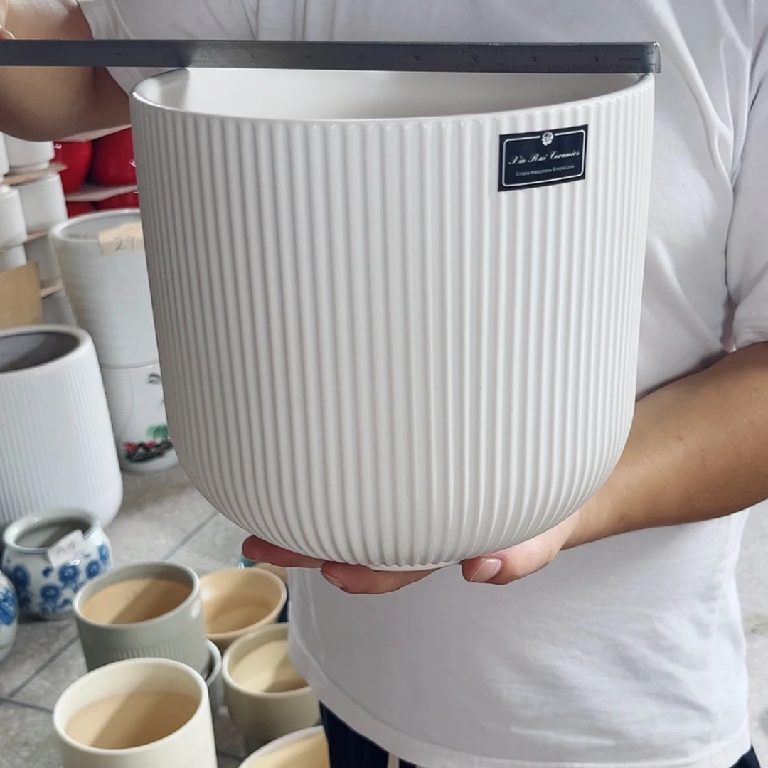 【闪购商品】陶瓷20CM（含）-50CM（不含）口径22-21亚白